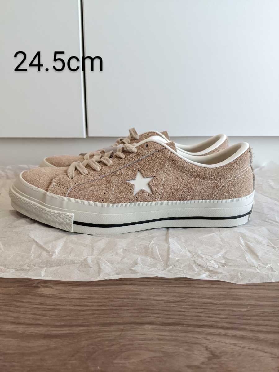 新品 CONVERSE 日本製 ONE STAR J 未使用 ワンスター スエード 24.5cm コンバース