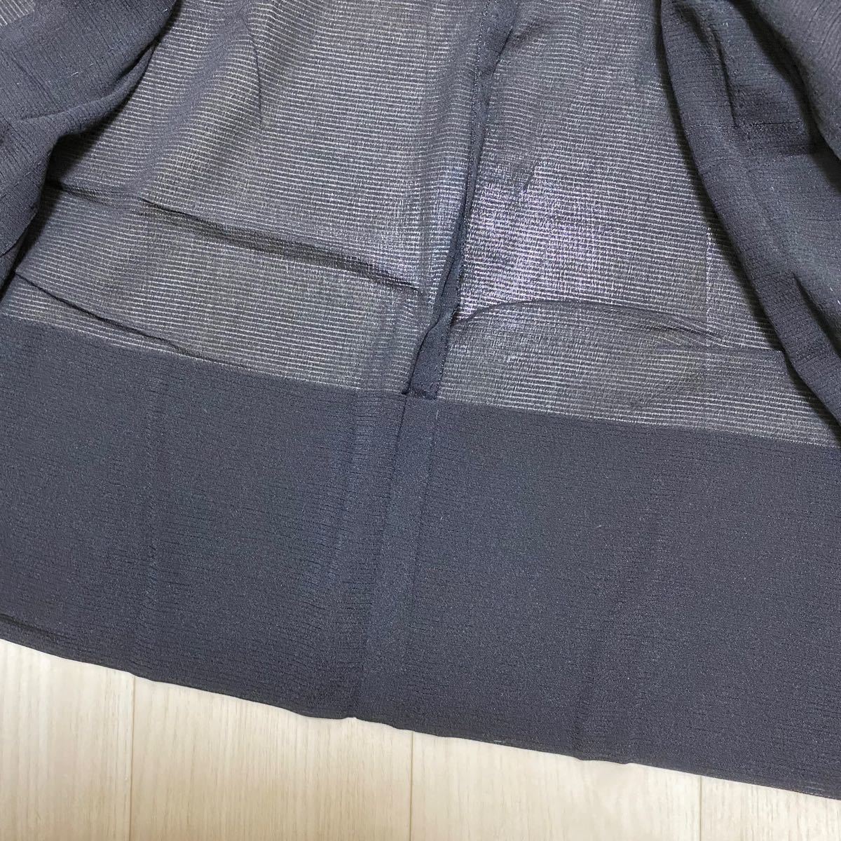 黒紋付き/笹竜胆/和服喪服