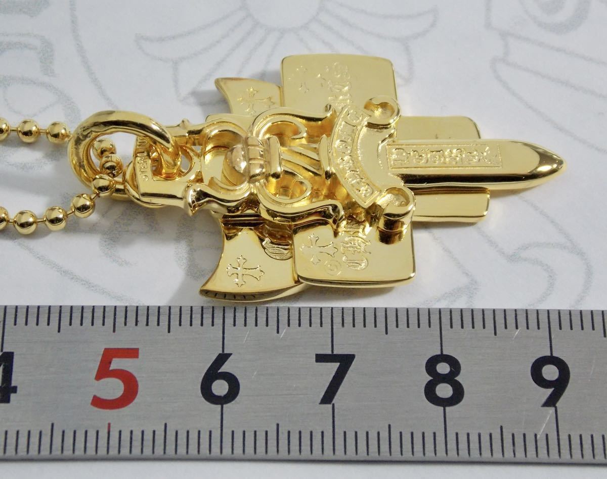 クロムハーツ/3トリンケッツ/22K/インボイス/ボールチェーン付き クロムハーツ/3トリンケッツ/22K/インボイス/ボールチェーン付き
