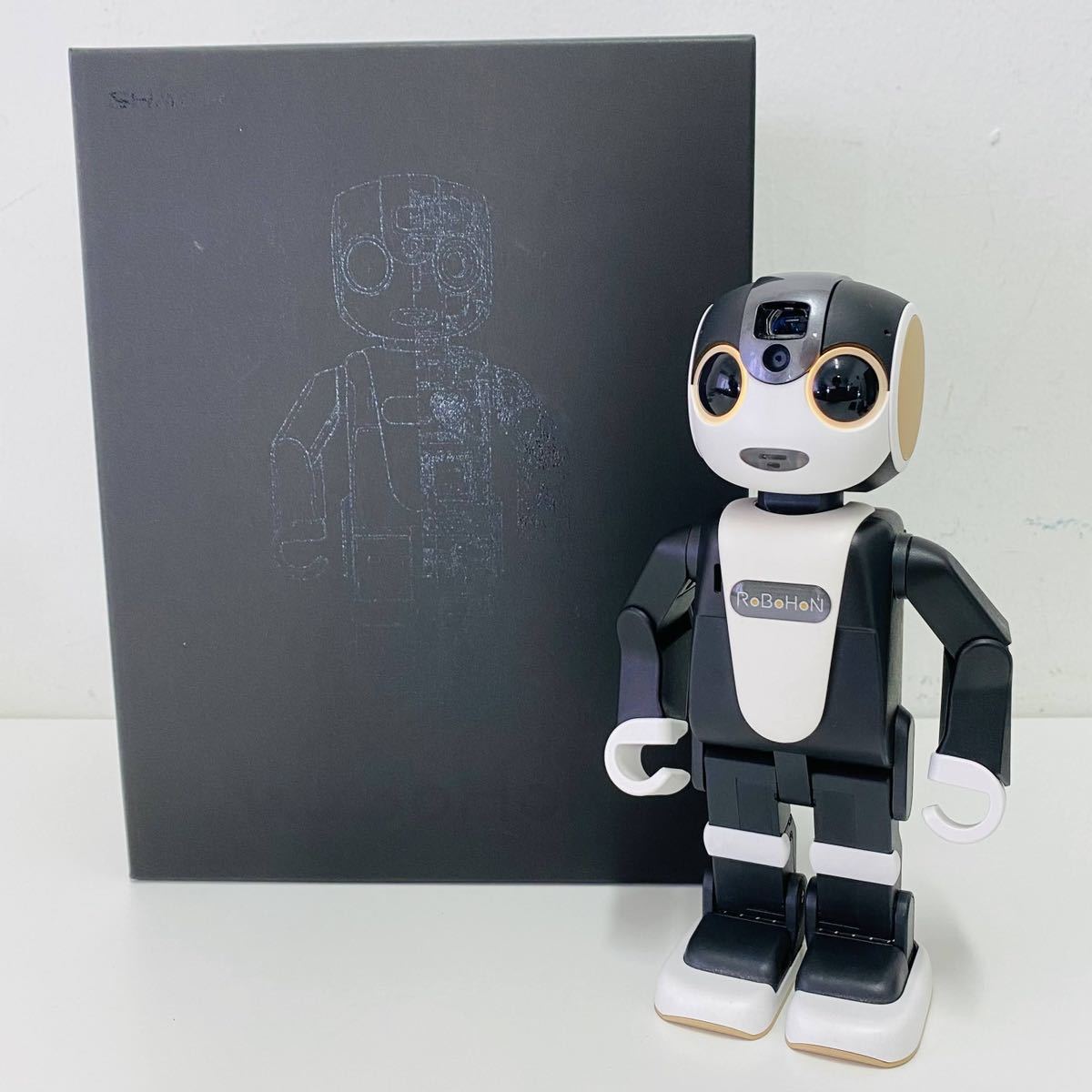 美品 SHARP RoBoHoN SR-01M-W ロボット電話 i7821 100サイズ発送　箱だけ傷あり_画像1