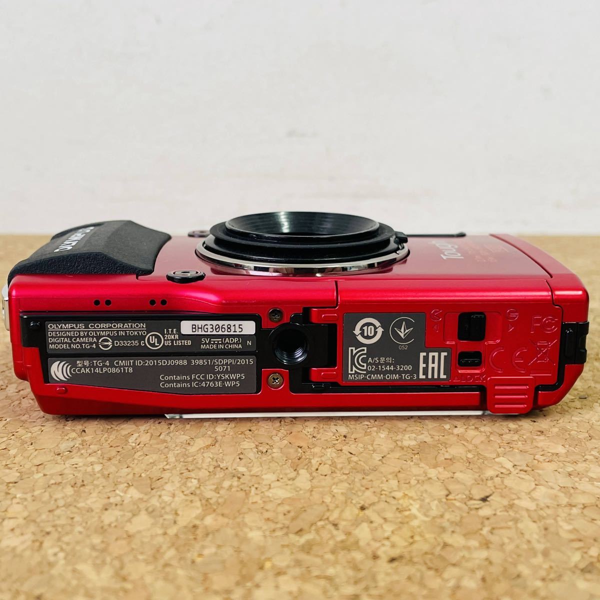 美品 OLYMPUS STYLUS TG-4 Tough レッド オリンパス コンパクト デジタルカメラ デジカメ i7416 60サイズ発送