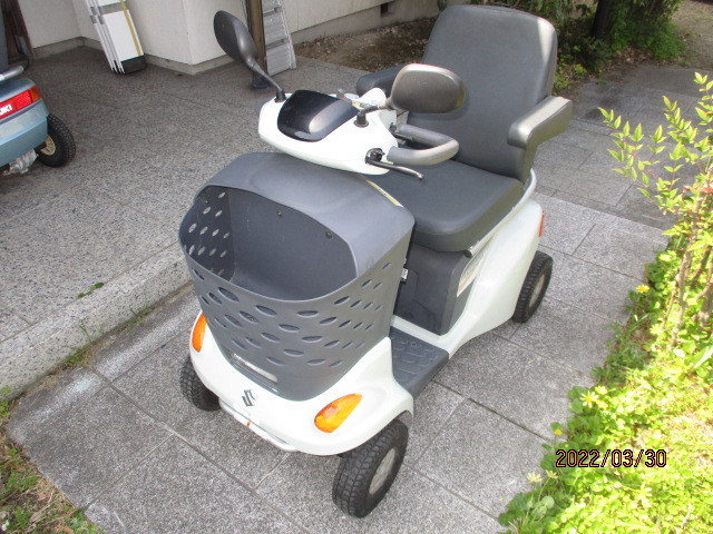 送料込☆電動カート: スズキ セニアカーET4D7 バッテリー新品(社外品