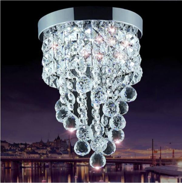 PR033:モダン デザイン LED ペンダント クリスタル シャンデリア 屋内照明 装飾的 シーリングライト_画像2