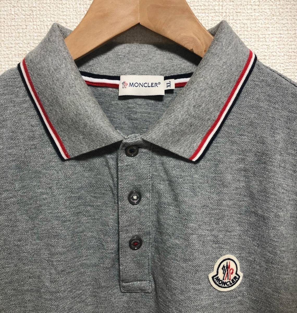 極美品 MONCLER モンクレール MAGLIA POLO MANICA CORTA ポロシャツ