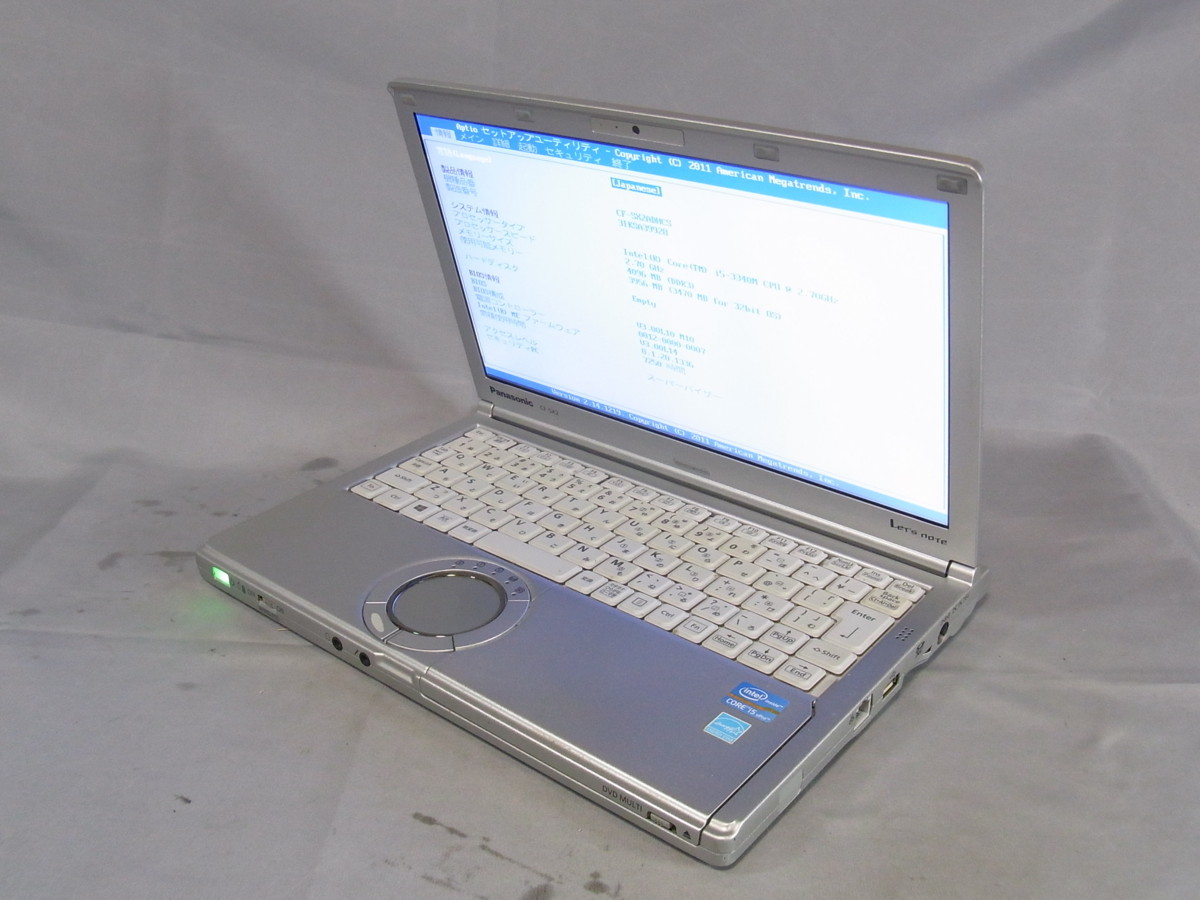 B28920 O-03217 Panasonic Let's note CF-SX2 CF-SX2ADHCS Core i5
