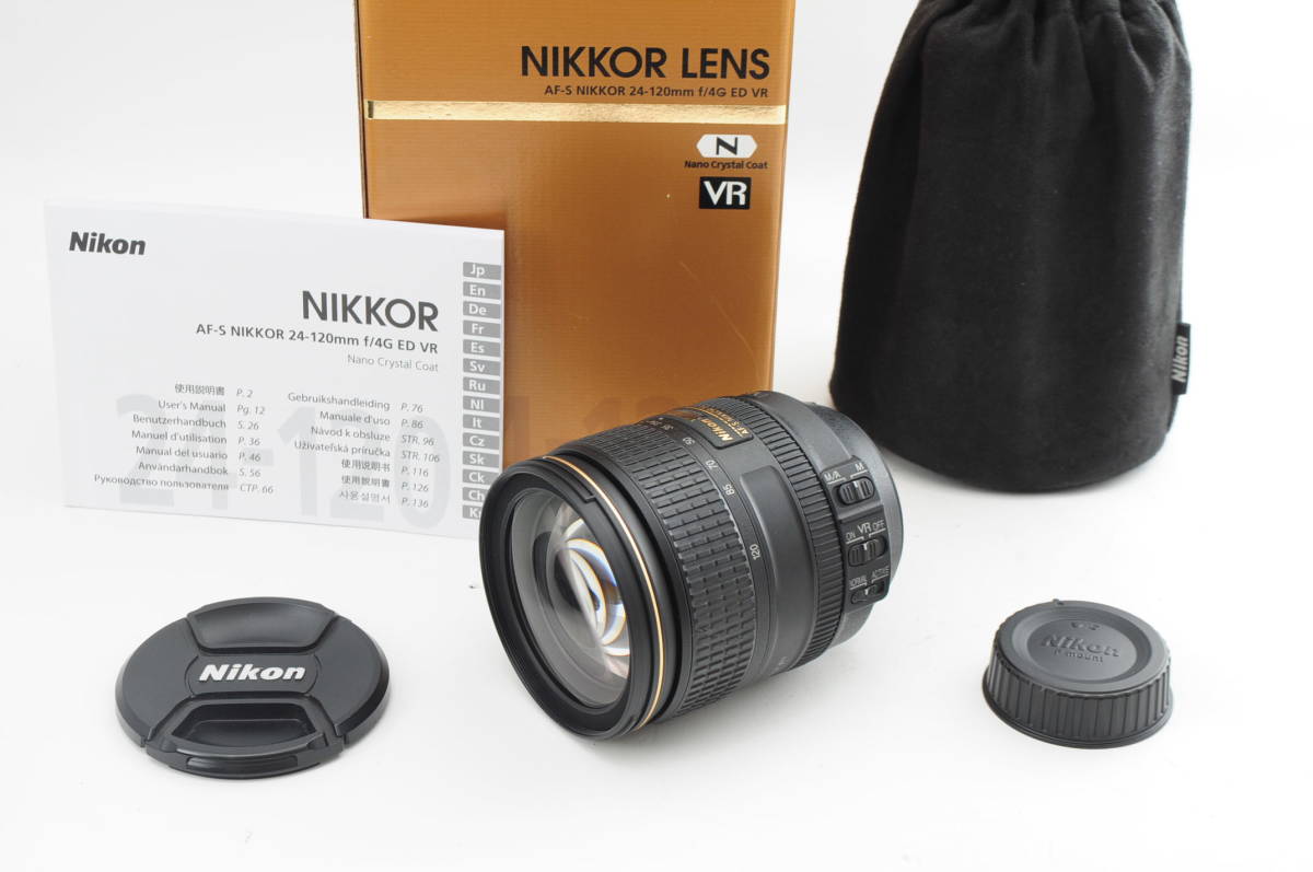 ☆極上美品☆ Nikon ニコン AF-S NIKKOR 24-120mm f/4 G ED VR ☆清潔