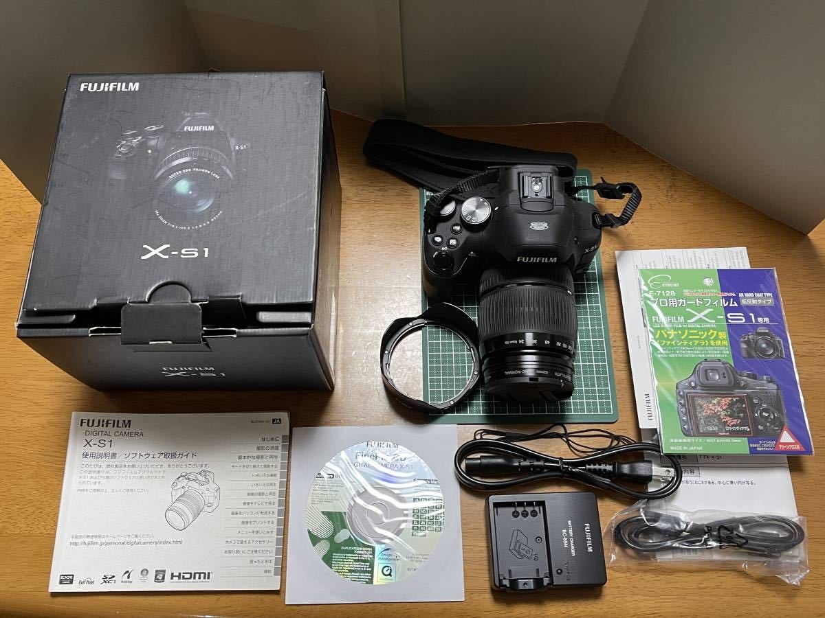 富士フイルム FUJIFILM X-S1 純正バッテリー2個付き 完動美品-