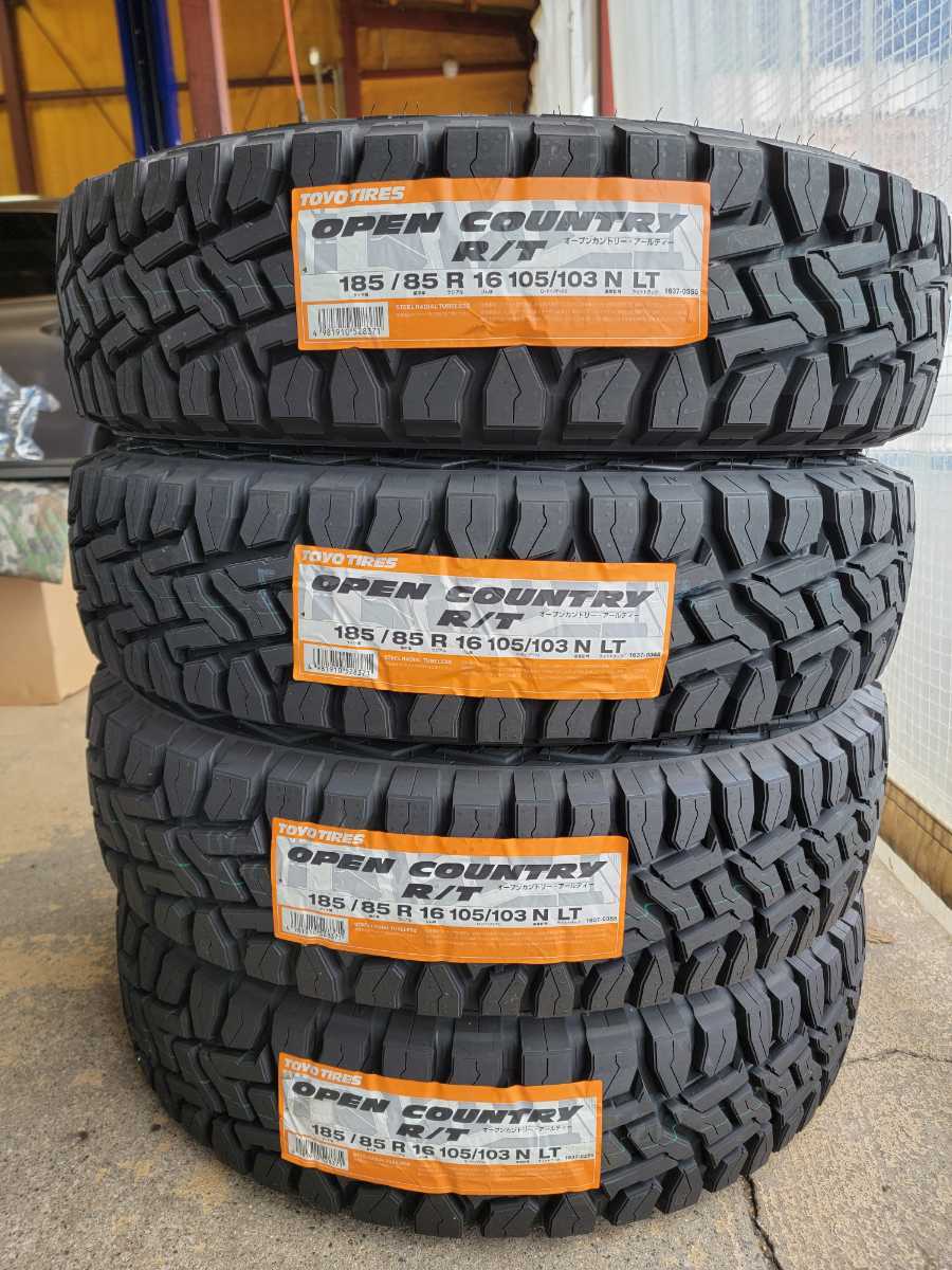 ☆TOYO オープンカントリー R/T 185/85R16 ホワイトレター OPEN