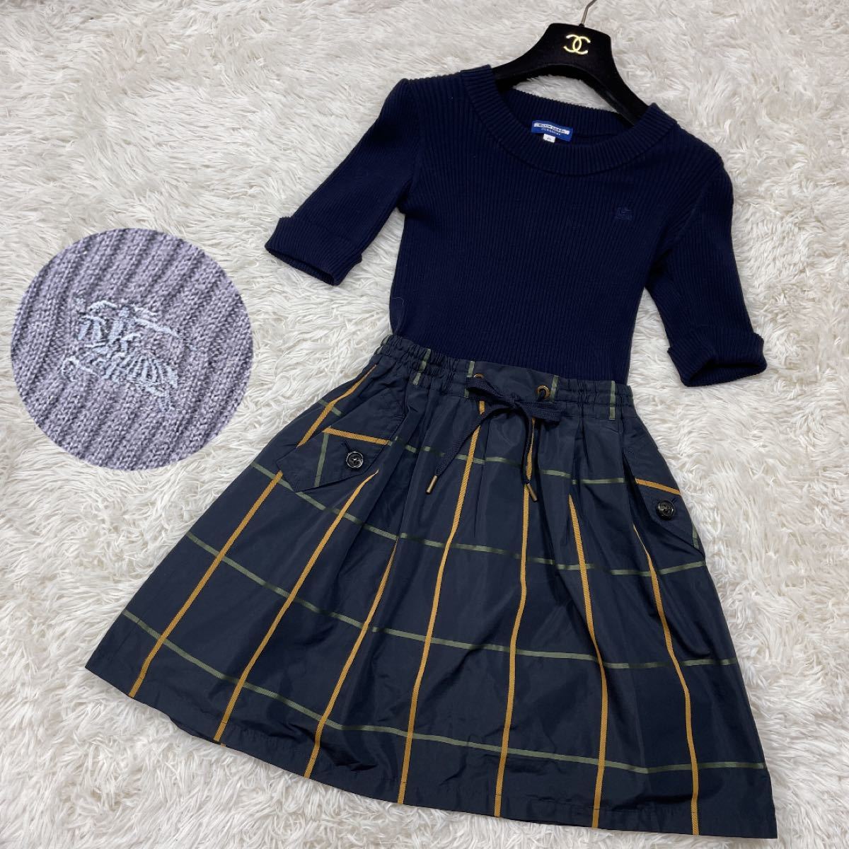 送料無料/即納】 極美品 バーバリーブルーレーベル ドッキング