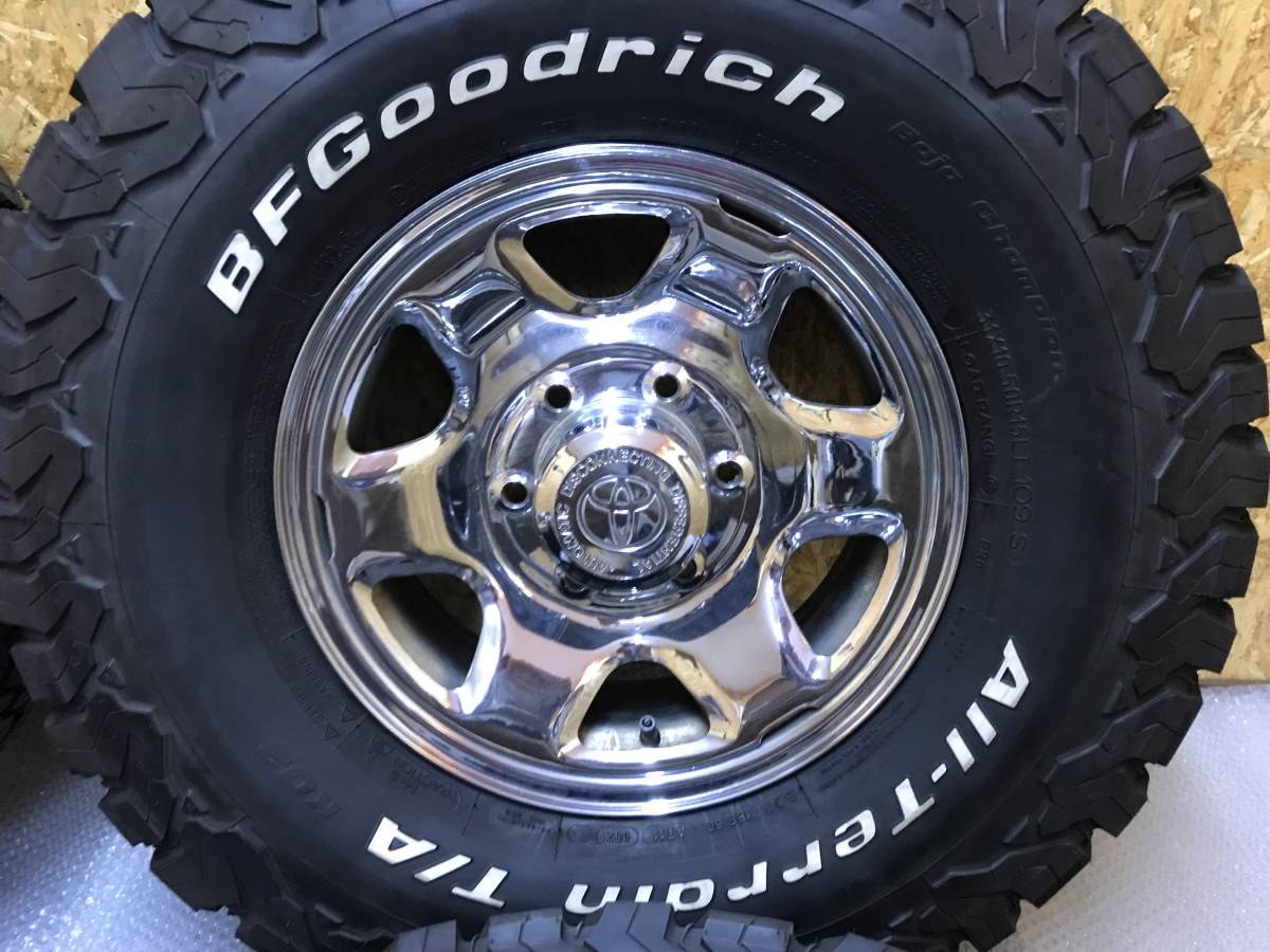 * beautiful goods * Toyota YN107 LN107 Hilux pick up original 6J 139.7 plating steel wheel Goodrich LN106 LN130 YN130 Surf 