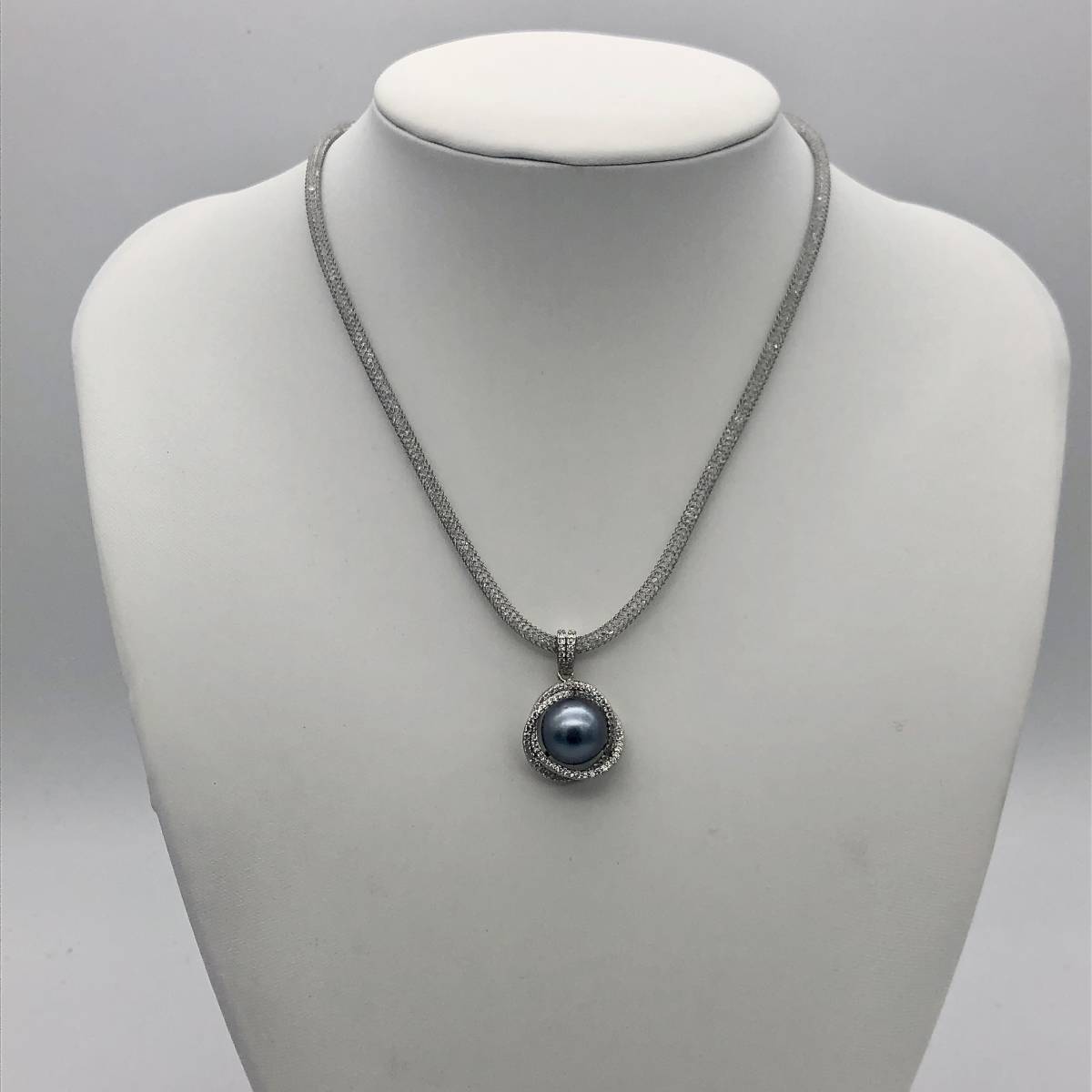 南洋 黒蝶 真珠 ペンダント ネックレス パール pearl pendant necklace_画像5