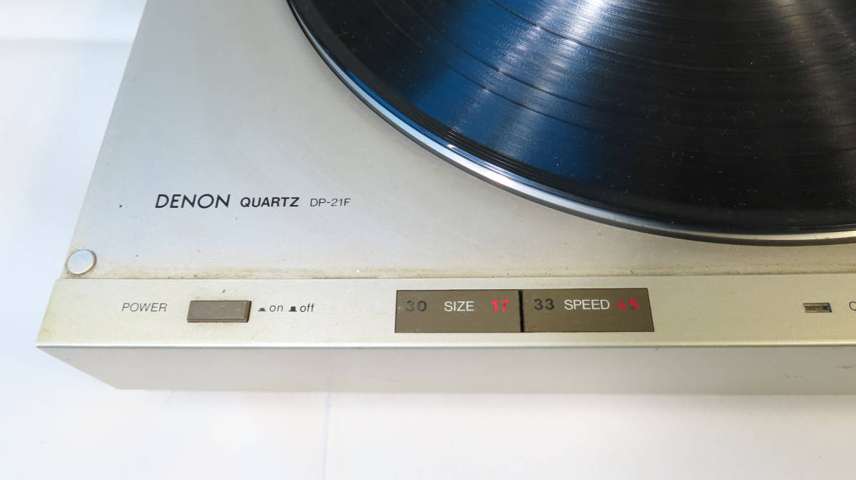 レコードプレーヤー　※　DENON　【DP-21F】　※_画像3