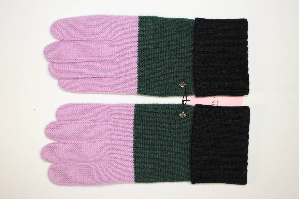 KS-3 new goods genuine article prompt decision high class cashmere 100% gloves Kate Spade kate spade famous brand lady's glove for lady for women regular price 9,900 jpy 