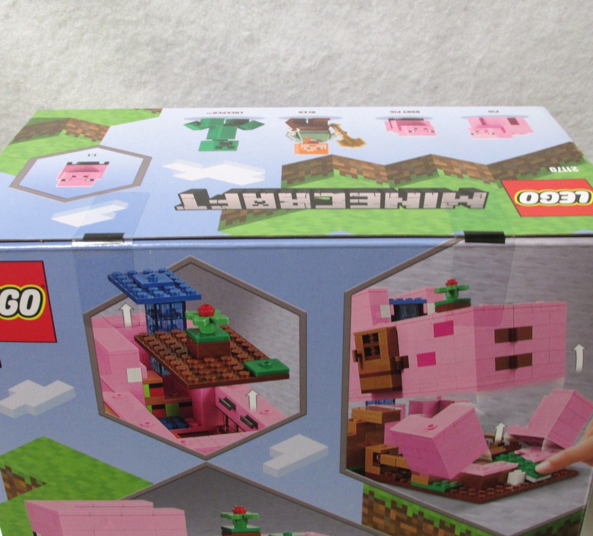 送料無料 即決 新品未開封 レゴ LEGO 正規品 マインクラフト 21170 ブタのおうち / フィグ ミニフィグ マイクラ ブタ アレックス ゲーム _画像4
