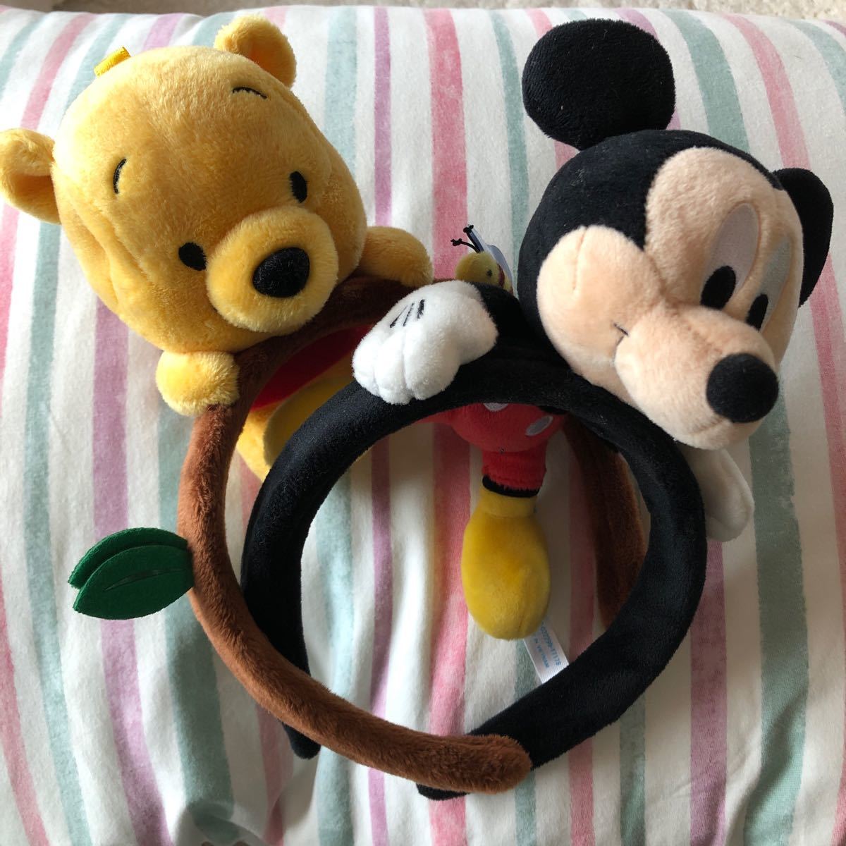 Paypayフリマ ディズニー カチューシャ 2点 ミッキー プーさん Paypayフリマ ディズニー カチューシャ 2点 ミッキー プーさん