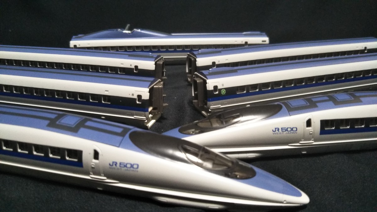 海外販売× KATO 500系 新幹線のぞみ基本セット 10-382 - 鉄道模型