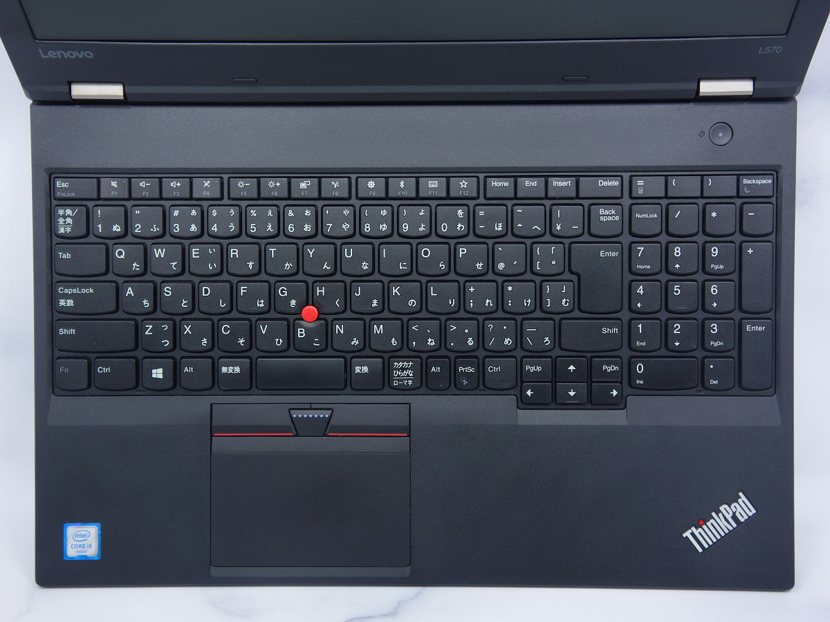 ThinkPad L570 Core i5 6200U/8GB/新品SSD256GB/DVDマルチ/テンキー/15.6インチ FWXGA(1366×768)/office/Win10 Pro【3978395】