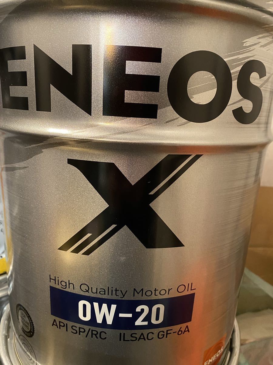 ENEOS エンジンオイル X 0w-20 ペール缶 20L（¥9,000 