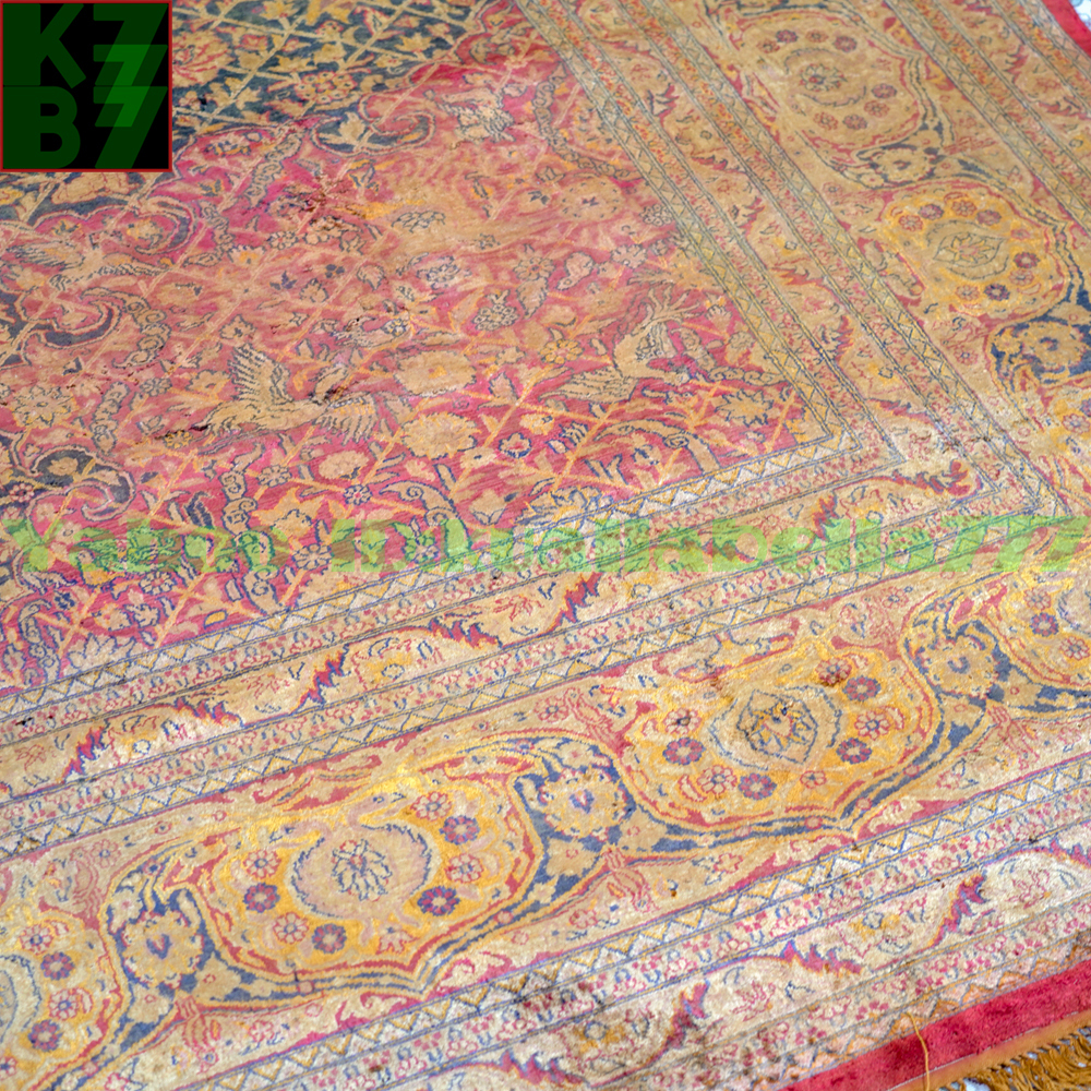 [ luxury rug ]peru car .. silk *310x430cm 100% hand made carpet rug house interior reception interval living high class equipment ornament X50