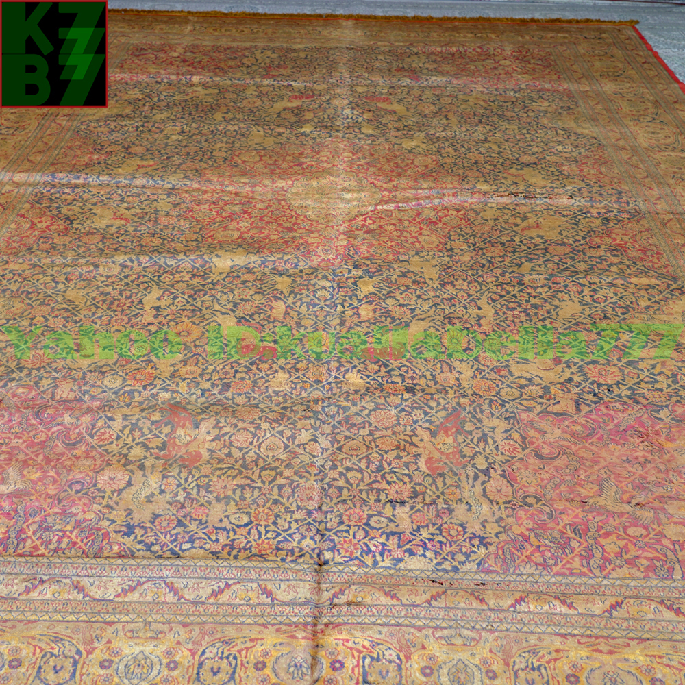 [ luxury rug ]peru car .. silk *310x430cm 100% hand made carpet rug house interior reception interval living high class equipment ornament X50
