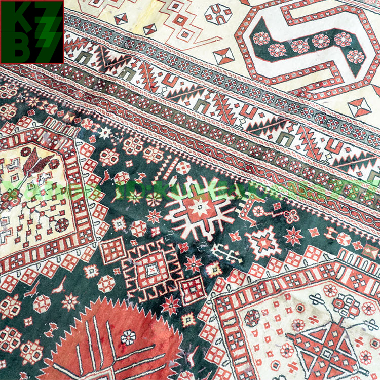 贅沢敷物】ペルシャ絨毯シルク☆430ｘ610ｃｍ 100％ハンドメイド