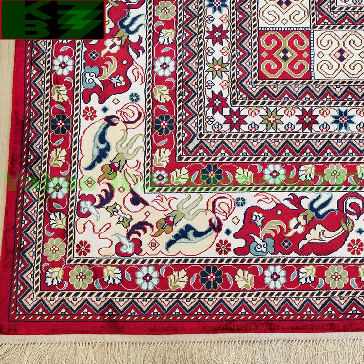 【贅沢敷物】ペルシャ 絨毯 シルク★430ｘ620ｃｍ 100％ ハンドメイド カーペット ラグ 住まい インテリア 応接間 リビング 高級 装飾 X78_画像5