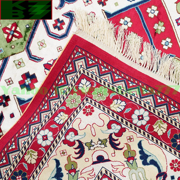 【贅沢敷物】ペルシャ 絨毯 シルク★430ｘ620ｃｍ 100％ ハンドメイド カーペット ラグ 住まい インテリア 応接間 リビング 高級 装飾 X78_画像8