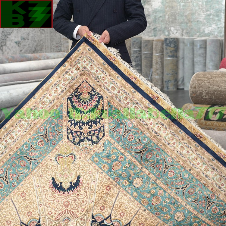 在庫特価】 ヤフオク! - ペルシャ絨毯シルク 370x460cm 1