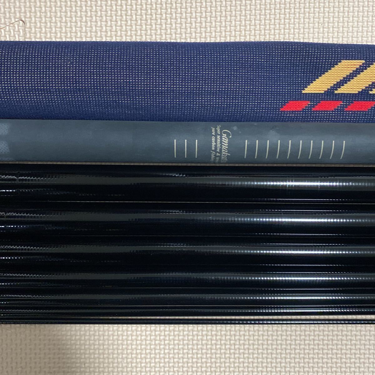 美品 希少 がま鮎 銘竿 超硬スペシャル 85 Gamakatsu 鮎竿 盛期以降の