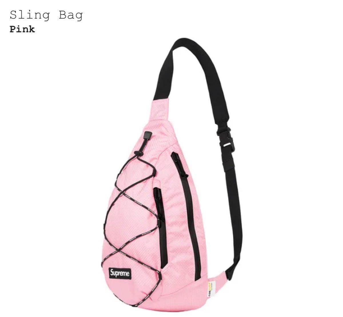 Supreme bag pink sale