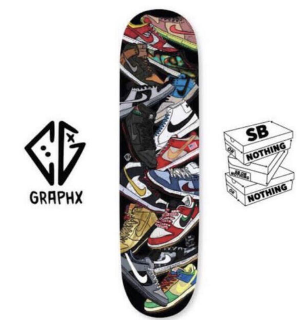 PayPayフリマ|NIKE SB OR NOTHING x CARTERGRAPHX / Dunks Board ...