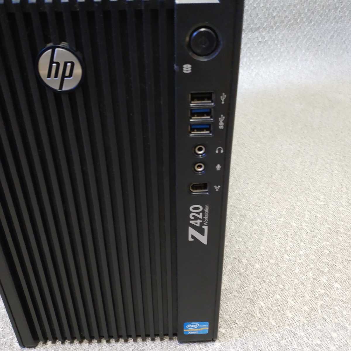 究極PC HP Z420 Workstation Xeon E5-1620 v2 4コア/HDD2TB/メモリ16GB