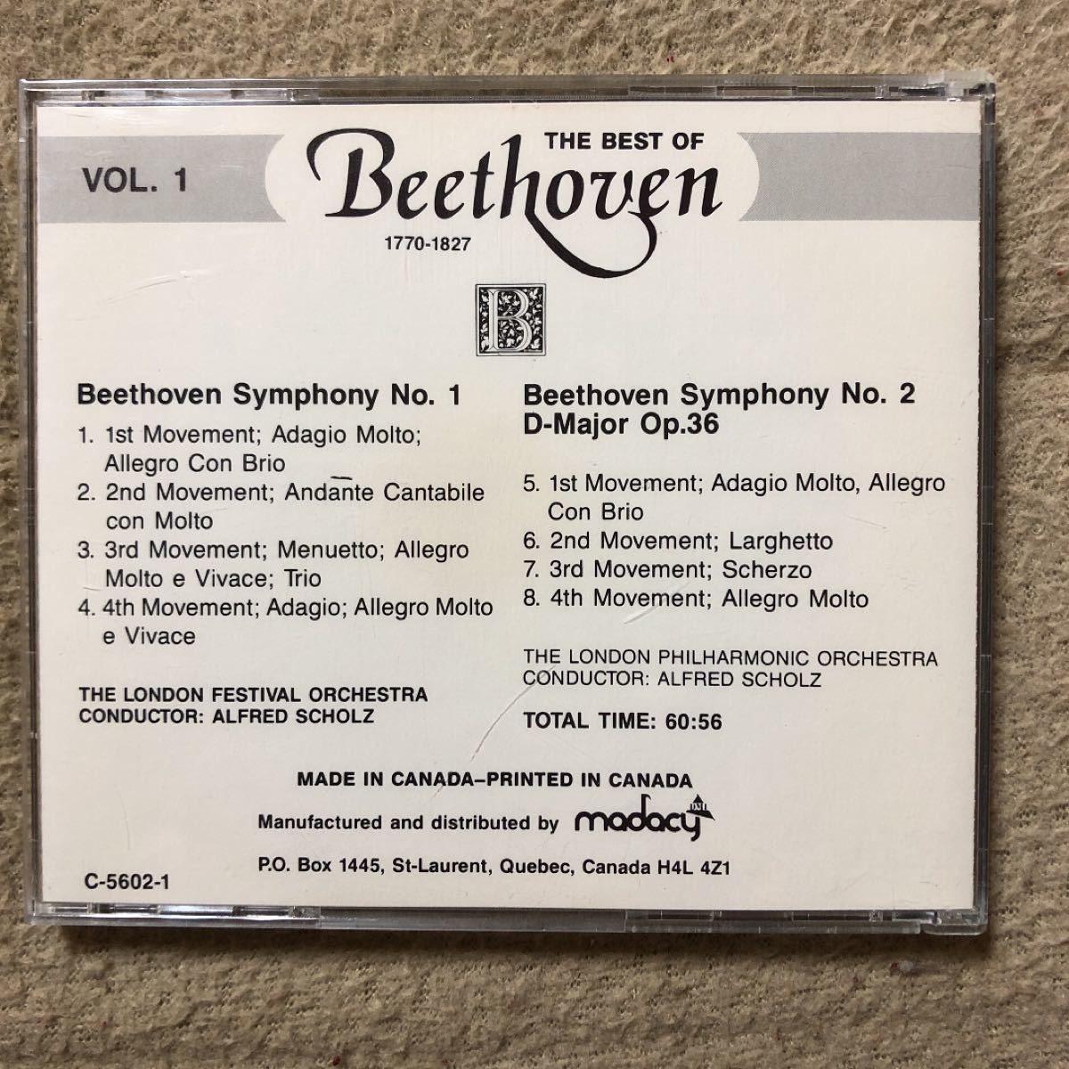 【全CD4枚】THE BEST OF Beethoven