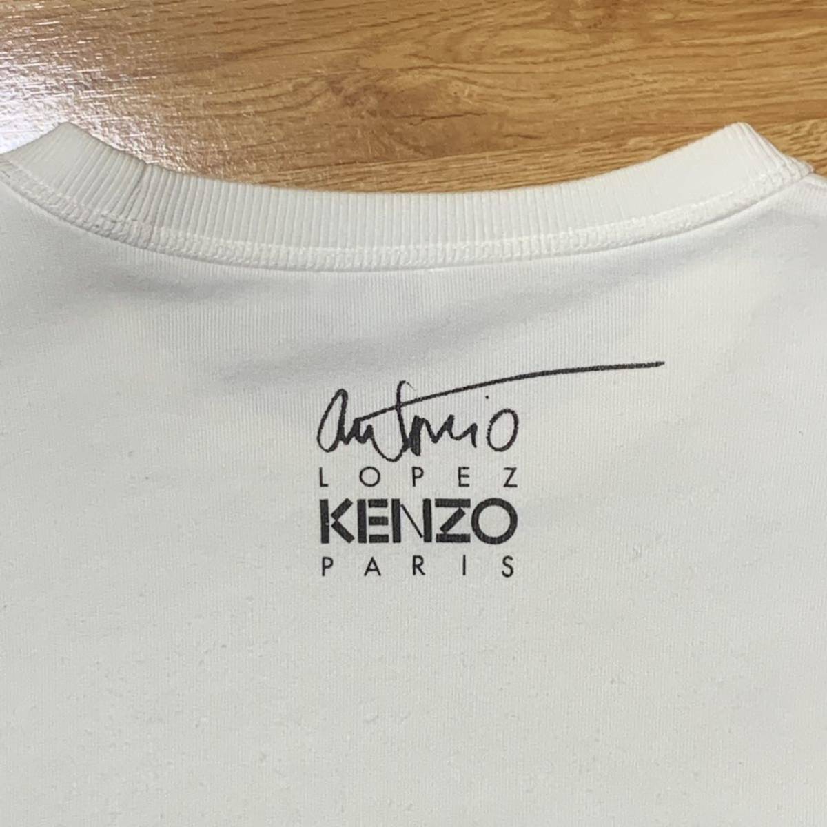 KENZO × Antonio Lopez graphic paris スウェット 転写 プリント