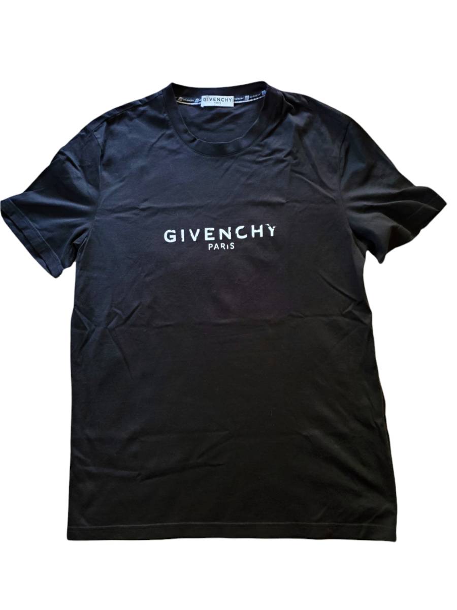 ☆GIVENCHY☆ロゴTシャツ☆サイズL☆ブラック☆国内タグ☆ジバンシー☆-