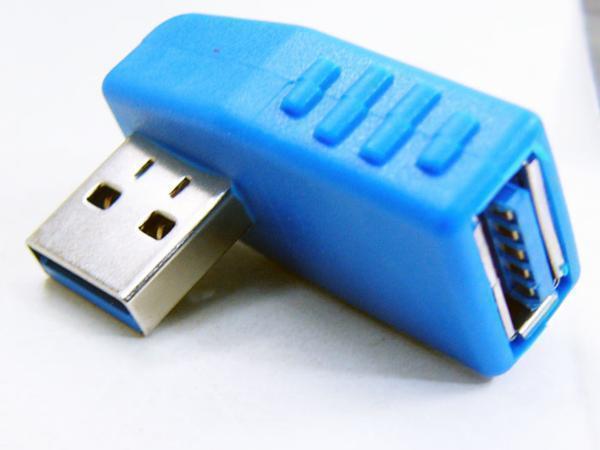 送料無料メール便 変換プラグUSB3.0 A左L型変換アダプタ USB3A-LL 変換名人/ 4571284886346ｘ１個_画像2