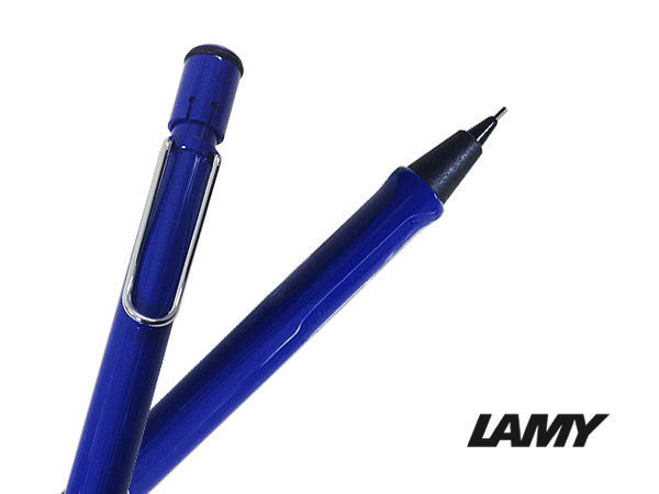 送料無料メール便 ラミー ペンシル（0.5mm）サファリ シャープペンシル シャーペン ブルー（L114）箱畳み_画像2