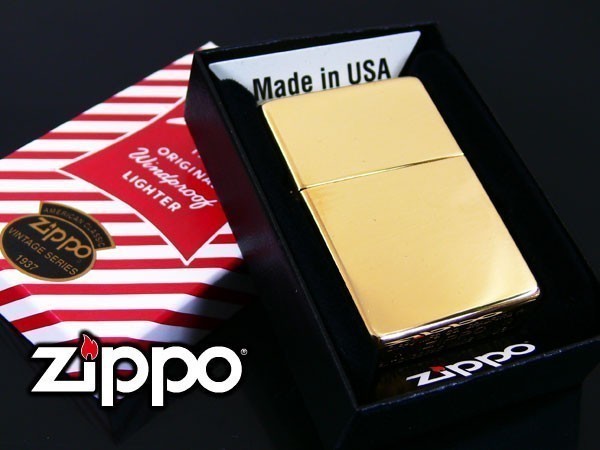  free shipping mail service Zippo -#270CC 1937 reprint brass Flat top 