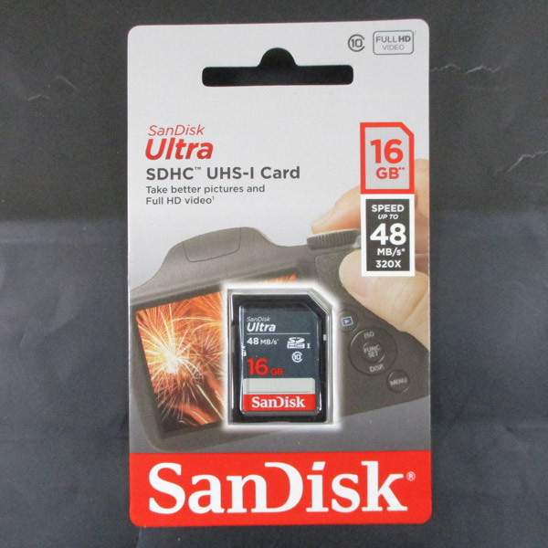 送料無料メール便 SDカード 16GB class10 サンディスク SDHCカード_画像2