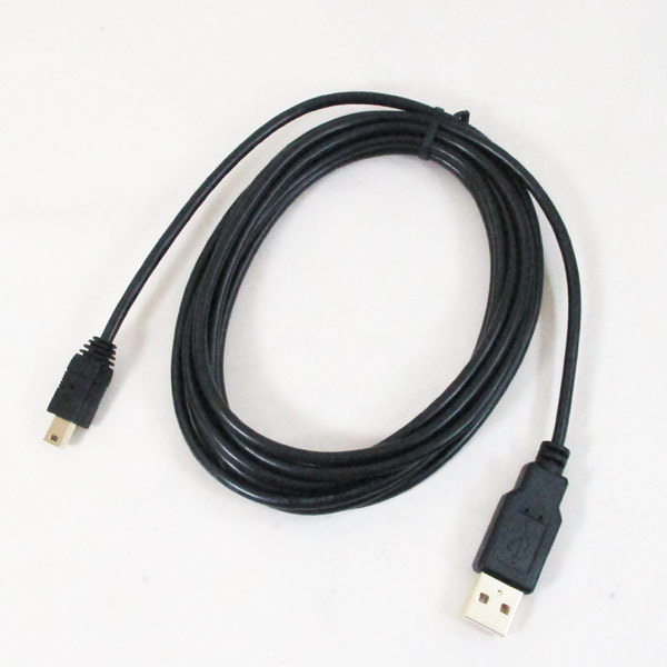 同梱可能 USBケーブルAオス-miniオス 3m 3メートル 金メッキ極細USBケーブル USB2A-M5/CA300 4573286590269 変換名人_画像1