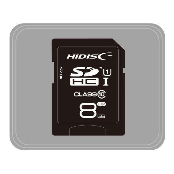  including in a package possibility SD card 8GB SDHC card Class 10 UHS-1/ case attaching HDSDH8GCL10UIJP3/2347 HIDISC