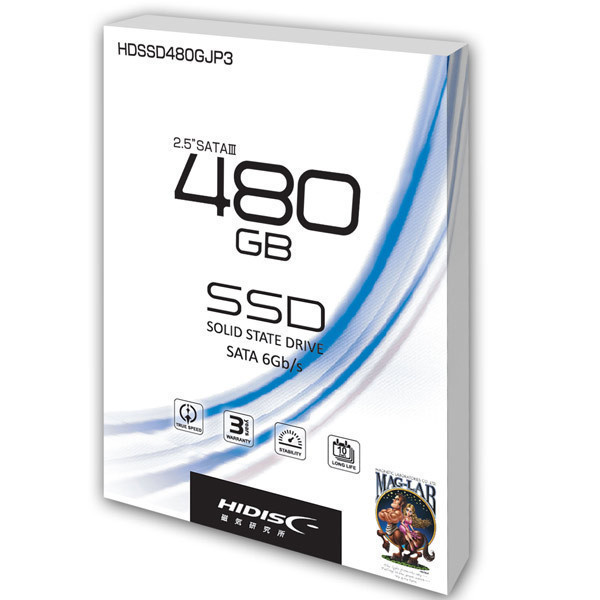 一番人気物 SSD 送料無料メール便 480GB HIDISC HDSSD480GJP3/0790
