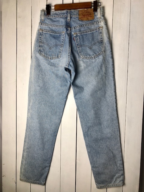 90s USA製 Levis 610 デニムパンツ 28 オールド リーバイス ヴィンテージ ブルージーンズ 米国製 ●229_画像2