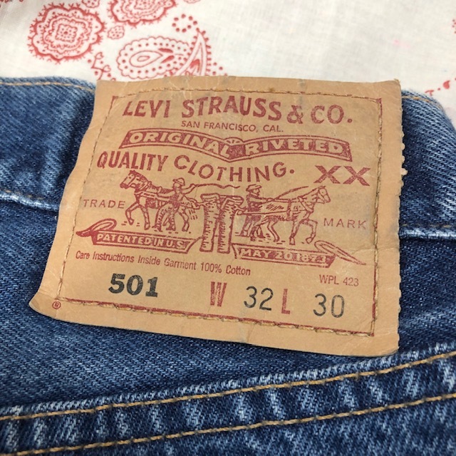 USA古着 90s~ Levis 501 デニムパンツ 32 オールド USA古着 90s~ Levis 501 デニムパンツ 32 オールド