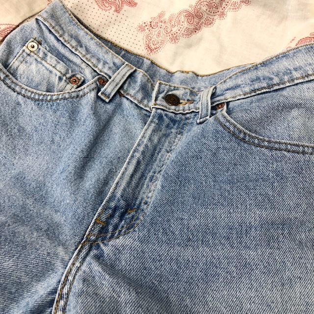 90s USA製 Levis 610 デニムパンツ 28 オールド リーバイス ヴィンテージ ブルージーンズ 米国製 ●229