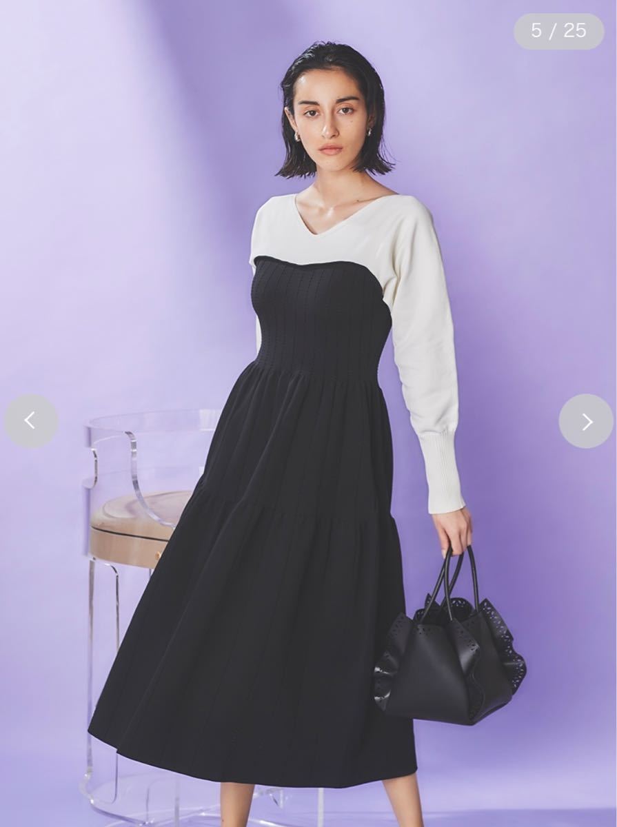 CELFORD◇ホールガーメントベア風ニットワンピース◇新品◇タグ付き