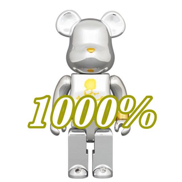 BE@RBRICK mastermind JAPAN SILVER 1000％ ベアブリック マスターマインド 新品未開封 