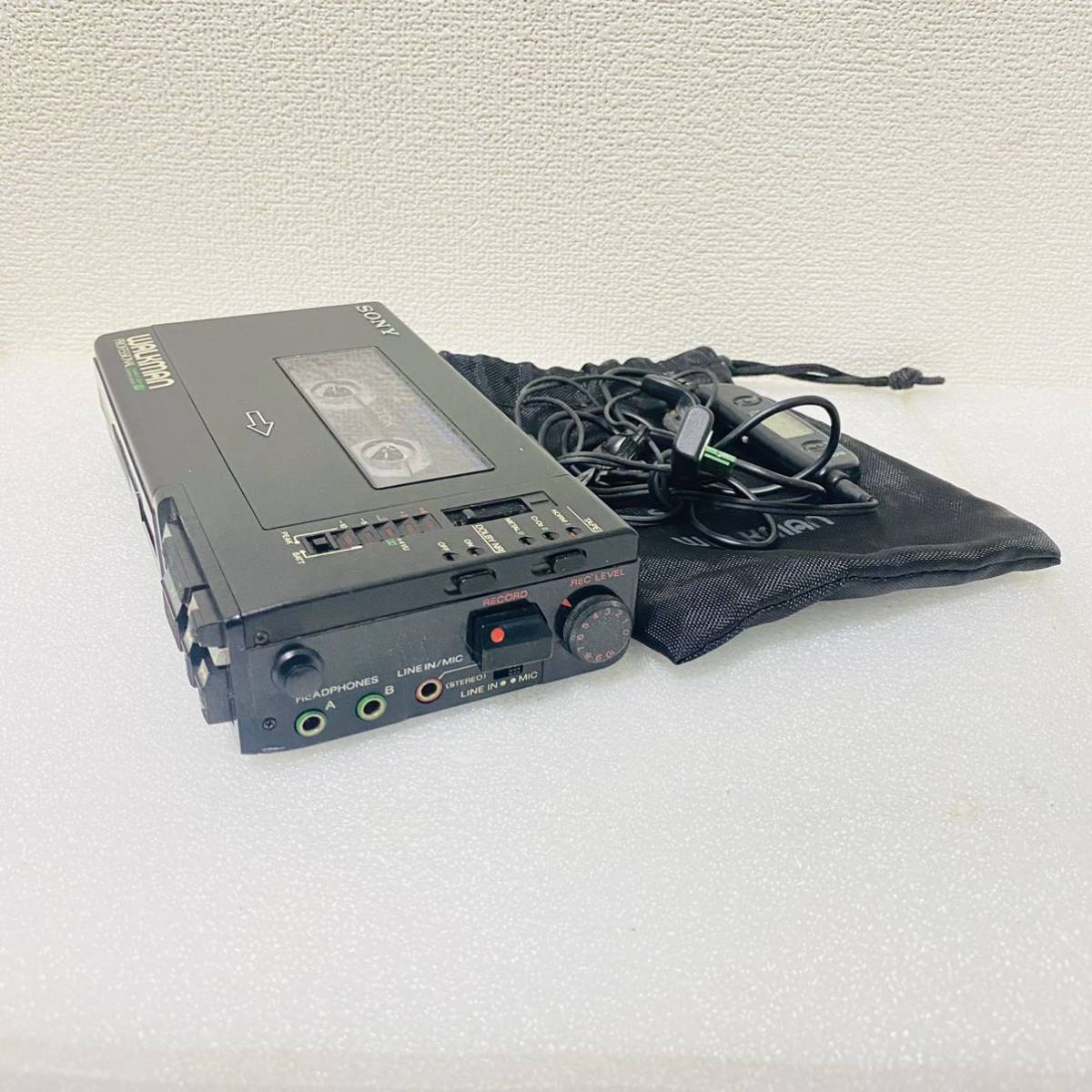 注目 SONY Walkman WM-D6C 革カバー付き 録再etc動作確認済み