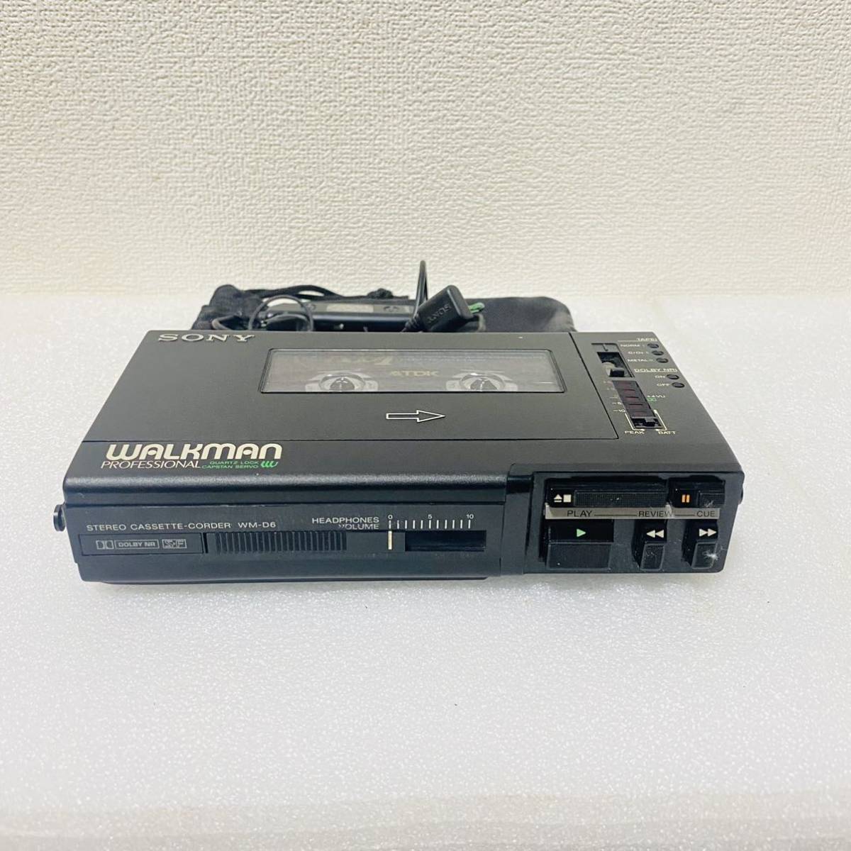 最大77%オフ! SONY Walkman WM-D6C 革カバー付き 録再etc動作確認