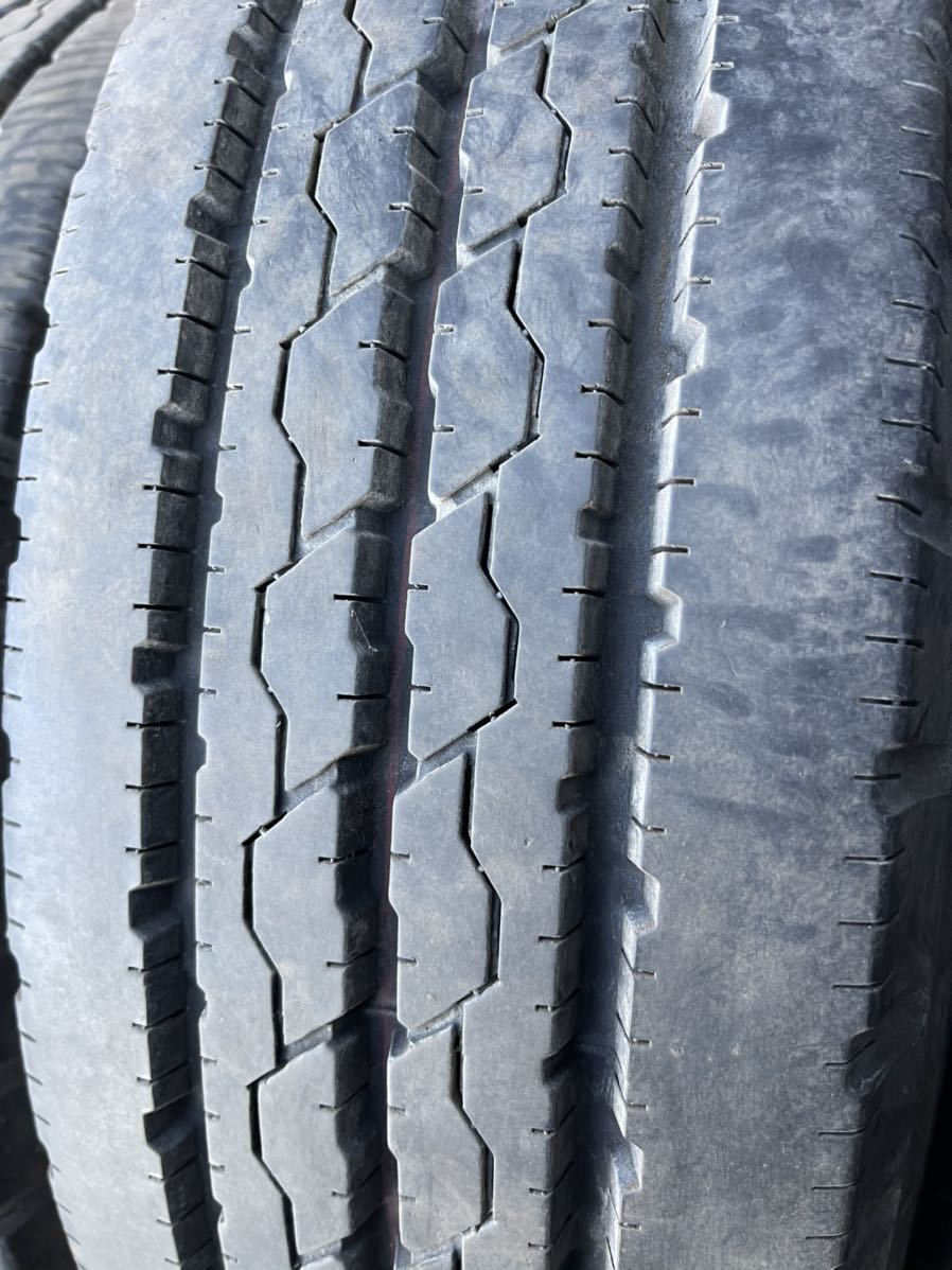 BRIDGESTONE R205 2020年　195/75R15 109/107L LT 日産純正 15×5.5K TOPY製　鉄ホイール付 美品　　4本セット_画像9